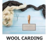 Toyvian Peigne à Laine pour Feutrage à L'Aiguille Brosse à Carder Artisanale Moyenne Poils Résistants Outil Manuel pour Démêlage et Filage de Fibres de Mouton - Usage Créatif et