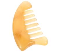 Toyvian Peigne de Massage en Résine Antistatique Peigne à Dents Larges Triangulaire Léger et Portable Stimulation du Cuir Chevelu pour Relaxation et Soin Capillaire Quotidien