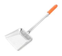 Toyvian Pelle à Dregs Acier Inoxydable Filtre Passoire pour Huile Anti-déformation Facile à Nettoyer pour Cuisine Friture Séparateur Huile et Résistant