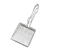 Toyvian Pelle à Litière pour Chat Creuse Acier Inoxydable Facile à Nettoyer Rangement Mural Et Cadre