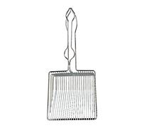 Toyvian Pelle à Litière pour Chat Creuse Acier Inoxydable Outil De Ramassage De Sable pour Animaux avec Rangement Mural Et Cadre