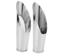 Toyvian Pelle De Jardin Multifonctionnelle en Acier Inoxydable pour Plantation Petit Lot De 2 Pièces Pelle à Terre Pratique Et Outil Léger D'extérieur pour Creuser Et Transplanter