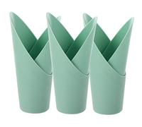 Toyvian Pelle De Jardinage en Plastique pour Garçon Et Filles 6pcs Petit Et Grand Modèle Vert Outils De Jardinage Pratiques pour Planter Jardin