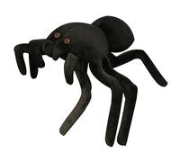 Toyvian Peluche Araignée Doux Peluche Noir Confortable pour Décoration Halloween Coussin Araignée Original pour Salon et Chambre
