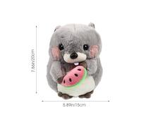 Toyvian Peluche Marmotte Grise 20 CM en Peluche Douce pour Garçon et Filles pour Filles Présent d'anniversaire pour Lit et Canapé