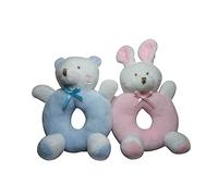 Toyvian Peluche Pour Nourrissons Éducatif Avec Motif Animal Pour Éveiller Les Sens Et Attention Des Bébés Rose