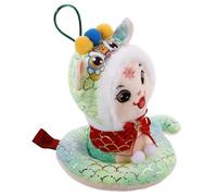 Toyvian Peluche Serpent Douce et Décorative Mascotte Année du Serpent pour Nouvel an Chinois Ornement Festif pour Maison Bureau Voiture Cadeau Célébration
