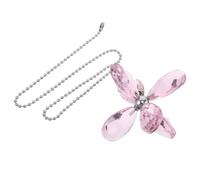 Toyvian Pendentif Attrape-Soleil en Cristal en Forme de Fleur - Rallonge de chaînette pour Ventilateur de Plafond - Chaînette de Rechange en Cristal pour Carillon éolien de Jardin et Lampe de Plafond