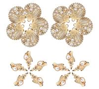 Toyvian Pendentifs de Coquillage et Conque 20 Pièces pour Accessoires Bijoux Faits Main, Couleur Alliage Doré, Lot Mixte, Breloques DIY pour Création Collier Femme, Décoration Été,