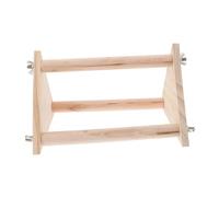 Toyvian Perchoir Poulet Naturel Support Debout pour Poules Perche pour Petits Oiseaux et Volailles Exercice pour Perroquets et Poussins