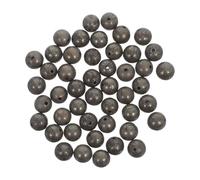 Toyvian Perles de Pyrite Naturelles Rondes 8 MM Lot de 45 Perles à Gros Trou en Pierre Naturelle pour Création de Bijoux Artisanaux Bracelets et Colliers DIY d 39 Espacement en Vrac