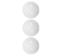 Toyvian Perles de Roue en Résine Blanche Accessoires Modernes et Élégants Lot de 3 Élément Interactif et Décoratif pour Roulette Jeu pour Bar à Domicile