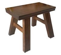 Toyvian Petit Banc en Bois Massif de Pin, Tabouret Multifonction pour Garçon et Filles et Adulte, Hauteur 23 Cm, Surface 14 X 24 Cm, Escabeau Léger et Compact pour Se Chausser, Chambre