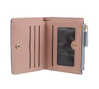 Toyvian Petit Portefeuille Brodé pour Femme Porte-Monnaie à Deux Volets en PU Bleu-Vert Format Compact Porte-Cartes et Compartiment Monnaie Portefeuille Minimaliste Pratique pour Usage