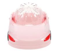 Toyvian Petite Roue Dexercice Silencieuse pour Hamster Forme Voiture Aérée avec Ventilation Boule Transparente Accessoire pour Cage de Petits Animaux Rose