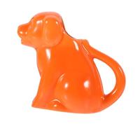 Toyvian Pichet à Café en Céramique Orange de Chien Poignée Ergonomique, Pot à Crème Indispensable Cuisine, Tasse à Lait en Céramique pour Servir Sauces et Vinaigrettes, Accessoire