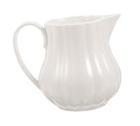 Toyvian Pichet à Crème en Céramique 300Ml Pot à Lait Bec Verseur Mini-Pichet Multi-Usages pour Café Thé Desserts Sauces Surface Lisse Usage Domestique et Professionnel