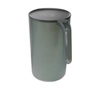 Toyvian Pichet Plastique Noir 2,5 L avec Couvercle à Pression et Poignée, Broc à Eau Froide Résistant la Chaleur, Carafe Pratique pour Jus, Pique-niques et Repas en Famille Réutilisable