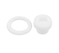 Toyvian Pièce de Rechange pour Cafetière Moka Double Valve, Joint D'étanchéité en Silicone Blanc, Résistance à Haute Pression et Température pour Cafetière Espresso