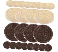 Toyvian Pièces de en Bois 24 Pièces pour Jeu de Société Remplacement d'Accessoires pour Garçon et Filles Faciles à Transporter Ranger