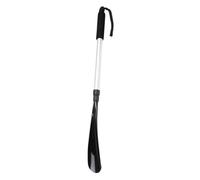 Toyvian Pied-à-coulisse Télescopique Ajustable en Plastique Noir Pratique pour Faciliter le Port des Chaussures et Diminuer la Fatigue du Dos et des Genoux Outil pour Usage Domestique