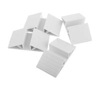 Toyvian Pieds de Support Triangulaires Accessoires de Renfort 4pcs en Abs Blanc, Résistants la Déformation pour Barrière Garçon et Filles et Chien pour Décoration Intérieure