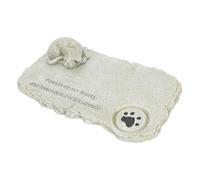 Toyvian Pierre Commémorative pour Chat Résine Statue Décorative de Jardin Souvenir Animalier Pierre Funéraire pour Animaux de Compagnie Résistante et Durable pour Honorer la Mémoire de