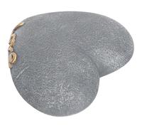 Toyvian Pierre Tombale Cœur en Résine pour Animaux de Compagnie, Monument Commémoratif Imperméable pour Chien, Décoration Jardin, Ornement Funéraire sans Gravure, Couleur Roche