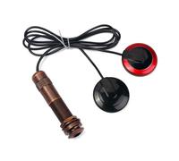 Toyvian Piezo Microphone Mandolin Pickup Twin Transducer with Stereo Endpin Jack and Electron Material Noise-resistant Acoustic Amplifier for Mandolin Banjo Violin Ukulele
