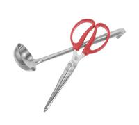 Toyvian Pince à Bois et Pelle pour Cheminée - Ensemble 2 Pièces en Acier Robuste - Accessoires pour Feu de Camp et Manipulation de Bûches - Outils pour Pellet Charbon et Cendres - Usage