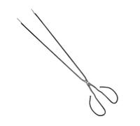 Toyvian Pince à Charbon Robuste en Fer 60 CM Longue Pince à Barbecue D’Extérieur pour Cheminée Foyer et Feu de Camp Outil Polyvalent pour Saisir Bois et Charbon Lors de Grillades