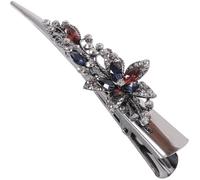 Toyvian Pince à Cheveux Vintage en Métal Noir, Robuste et Difficile à Déformer, Accessoire de Coiffure Simple pour Femmes, pour Engagements et Remises de Diplômes