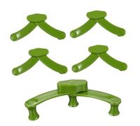 Toyvian Pince à Plier Branches De Plantes 5 Pièces pour Jardinage Et Bonsaï, Clips De Fixation Verts Universels, Outil De Modelage pour Arbres Fruitiers Et Mise des Brindilles