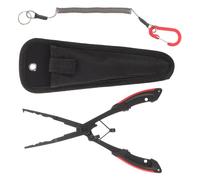 Toyvian Pince de Multifonction Acier Inoxydable avec Ciseaux Allongés Pince à Décrocher et Portable pour Contrôle du Poisson