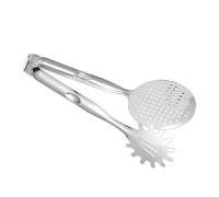 Toyvian Pince Inox Multifonctionnelle Cuisine Barbecue avec Ergonomique pour Retourner et Égoutter Frites Crevettes et Viandes Grillées