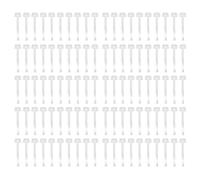 Toyvian Pinceaux pour Vernis à Ongles pour Usage Personnel et Professionnel, Améliore L'efficacité Lot de 400 Blancs en Pp et Nylon, Applicateur Pinceau Liquide Facile à Installer