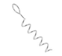 Toyvian Piquet Robuste pour Chien en Fer Spiralé Poignée, Ancrage Extérieur de 30 Cm pour Jardin et Camping, Fixation Stable pour Chiens de Taille Moyenne à Grosse