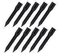 Toyvian Piquets de Sol en ABS Support Flexible et Stable Lot de 10 pour Lampes Solaires de Pelouse Accessoires pour Éclairage Extérieur des Allées