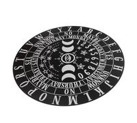 Toyvian Planche Bois pour Divination avec Motifs Gravés Accessoire pour Pratiques Spirituelles Décoration Maison et Méditation Plateau de Radiesthésie Bois