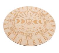 Toyvian Planche de Divination Décorative en Bois Khaki Confortable pour Prendre des Décisions, Accessoire Artistique pour Noël et Mariages