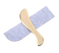 Toyvian Planche de Massage Gua Sha en Laiton S Portable Outil de Massage Visage et Corps Planche à Gratter Anti-Rayure Bord Lisse Outil Bien-Détente et Soin Peau