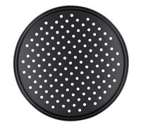 Toyvian Plaque à Pizza Perforée Acier Antiadhésive Résistance Déformation Cuisson Rapide et Nettoyage Facile Ustensile de Pâtisserie Pratique pour Four et Cuisine