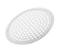 Toyvian Plaque à Pizza Perforée Acier Inoxydable Plateau de Cuisson Multifonction pour Four Domestique Pan Perforé Ventilé pour Pizza Gâteau et Crêpes