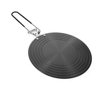 Toyvian Plaque de Conduction Thermique Pliable Ø pour Cuisinière à Gaz et Induction Diffuseur de Chaleur pour Casseroles Fonte et Accessoire Cuisine