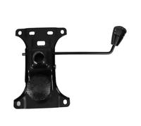 Toyvian Plaque de Remplacement pour mécanisme de Chaise de Bureau, Plaque de Commande pivotante et inclinable, visserie de Montage en Acier pour chaises Gaming, Dimensions des Trous de Fixation :
