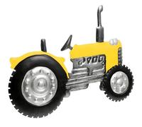 Toyvian Plaque Décorative Tracteur en Fer Forgé Jaune pour Intérieur et Extérieur, à Suspendre Murale Artisanale, Décoration Murale Jardin et Maison, Ornement Métallique Stéréoscopique
