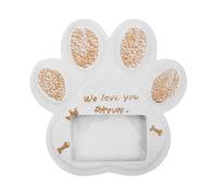 Toyvian Plaques commémoratives pour Animaux de Compagnie en Ciment 15x15 cm, Pierre tombale conçue pour Usage extérieur, adaptée pour patios et cimetières, Souvenir pour Chien