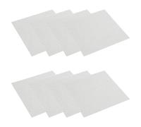 Toyvian Plaques de Mica Coussin Isolant Thermique Haute Température pour Four à Micro-ondes Lot de 8 13x13 Cm Protection Ignifuge Argentée pour Usage Domestique Cuisine