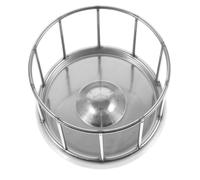 Toyvian Plat De Reptiles Plat De Nourriture De Tortue Grand Plat à Nourriture pour Tortue Plat De Tortue Bol De Nourriture De Terrarium Mangeoire pour Reptiles Acier Inoxydable Silver