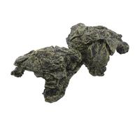 Toyvian Plate-Forme de Bain pour Tortue Résine avec Rampe et Cachette Abri Naturel pour Aquarium et Terrarium Décorations pour Tortues et Reptiles Installation Facile